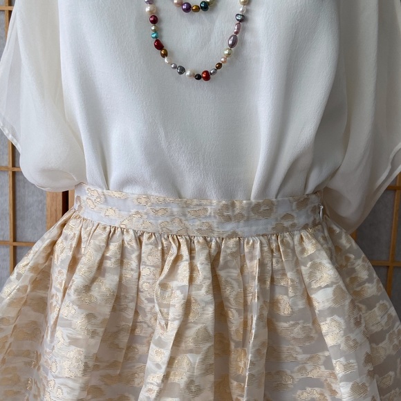 Anthropologie Pankaj & Nidhi Burnout Maxi Skirt - Picture 4 of 11